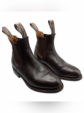 BAXTER Made in Australia Brown Leather‎ Pony Rider Boots Size US/AU 6 UK 4